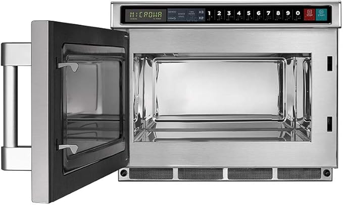 Midea Equipment 1817G1A Commercial Microwave, 1800 Watts, Stainless Steel