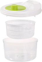 Small Lettuce Spinner - Salad Bowl Spinner, Salad Dryer for Washing Spinner, Small Salad Spinner for Draining Greens, Fruits, and Vegetables