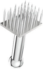 Professional Meat Tenderizer with 28 Stainless Steel Sharp Needle Blade Mallet Heavy Duty Cooking Tool for Tenderizing Beef Turkey Chicken Steak Veal Pork Fish Christmas Cooking Set