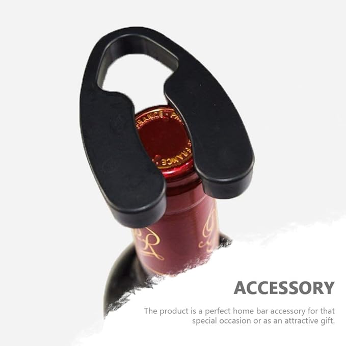 Hemoton Wine Foil Cutter for Wine Bottles Compact 2.75 Inch Aluminum Seal Remover with Ergonomic Design Easy and Quick Bottle Seal Remover for Home Bar Accessories