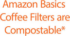 Amazon Basics Number 4 Cone Coffee Filters for 8-12 Cup Coffee Makers, White, 100 Count