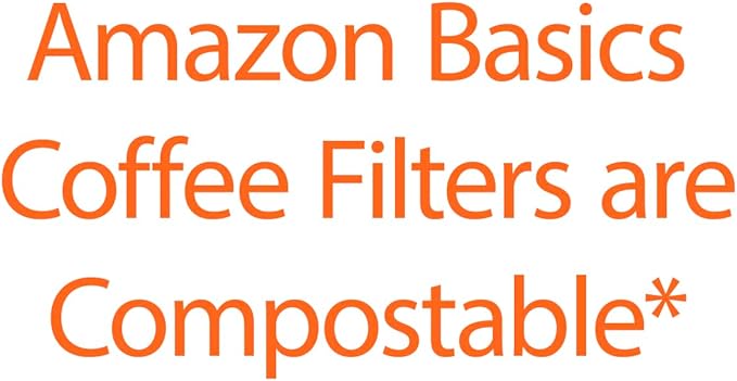 Amazon Basics Number 4 Cone Coffee Filters for 8-12 Cup Coffee Makers, White, 100 Count (Pack of 2)