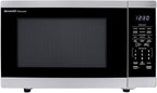 SHARP Countertop Microwave Oven with Removable 12.4" Carousel Turntable, 1100 Watt, 1.4 Cubic Feet, Stainless Steel