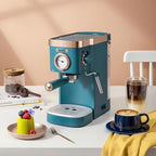 deluxe semi-automatic espresso coffee maker with steam milk frother