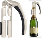 Champagne Bottle Opener, Bar Jar Cork Puller, Zinc Alloy Sparkling Wine Cork Puller with Ergonomic Handle, Durable Bottle Opening Tool for Wine Lovers(SIZE:Opener)