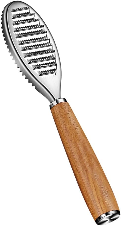 Kichvoe Fish Scale Scraper Tool 8.46 Inch Lightweight Fish Skin Peeler Seafood Cleaning Gadget Easy Safe Scale Remover for Kitchen Use