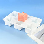 Flower Mousse Cake Mold, Food Grade Silicone Chocolate Dessert Baking Molds for Family Party Baking Pan (E_Pentagonal Flower)
