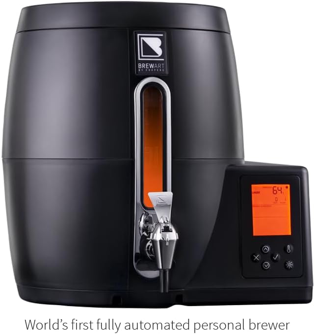BeerDroid Fully Automated Beer Brewing System | Wi-Fi Enabled Home Brewing Kit with App Control | Brew 10L of Any Beer Style | Pre-Set Ale and Lager Programs | Discovery Pale Ale BrewPrint Included