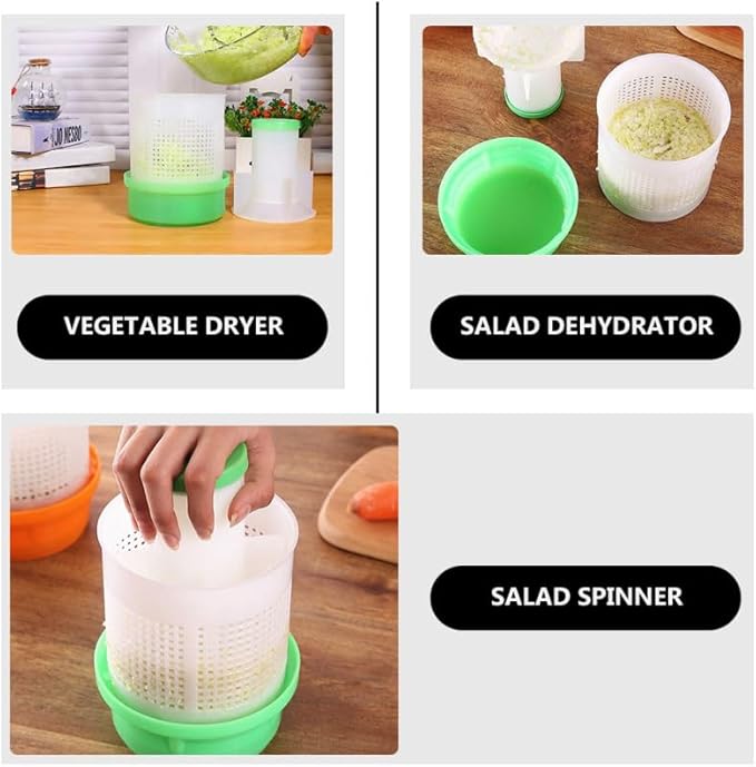 1pc Vegetable stuffing dehydrator salad washer dryer Lettuce Washer and Dryer kitchen fruit vegetable water drain food strainers Filling Squeezing Tool pp portable Fresh bowl