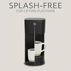 WILLOW Eco Series Single Serve Coffee Maker for K Cup and Ground Coffee, 6 to 12oz Brew Sizes with Strong Brew Option, Small Coffee Machine with Removable Reservoir & Reusable Filter, Eco-Friendly