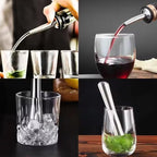 Cocktail Shaker Set, 16-Piece Boston Stainless Steel Bartender Kit with Bar Mats and Bar Set with Acrylic Stand, Professional Bar Tools for Party, Bar, Home (Include Cocktail Recipes Booklet)