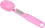 Meichoon Kitchen Scale Food Steelyard Weighing and Measuring Dry Liquid Ingredient Milk Tea Flour Spices Medicine 1.1lb/500g(0.1g) Portable LCD Display Milligram Scale C52 Pink