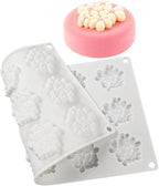 Diy Bubble Cloud Flower Silicone Mold Dessert Cake for Chocolate Tool Decorating Jelly Kitchen Cake Baking Dish Mould Mouss (Cloud Flower N_11.84 X7 X0.32 inch)
