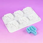Food-Grade Silicone Thumb Molds, Non-Stick Baking Pan Mold for Chocolate, Candy, Jelly, Ice Cube, Muffin (H_ Thumb)
