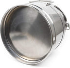304 Stainless Steel Milk Can Large 12L-60L Capacity Milk Bucket Ice Buckets Bar Tools Wine Pail Bucket Milk Can Tote Jug with Sealed Lid Heavy Duty for Milk and Wine Liquid Storage (20L)
