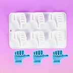 Food-Grade Silicone Thumb Molds, Non-Stick Baking Pan Mold for Chocolate, Candy, Jelly, Ice Cube, Muffin (H_ Thumb)