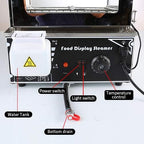 5-Tier Electric Bun Steamer, Commercial Stainless Steel Food Warmer Display with Automatic Temperature Control, for Buns, Baozi, Siomai, Corn, Buffet, Kiosk, Restaurant