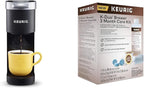 Keurig K-Mini Single Serve Coffee Maker, Black & K-Duo 3 Month Care Brewer Maintenance Kit
