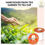 Organic Earl Grey Tea Pods for Keurig - Caffeinated Unsweet Black Tea for K Cup Brewing by Teavity (12 Tea Pods)