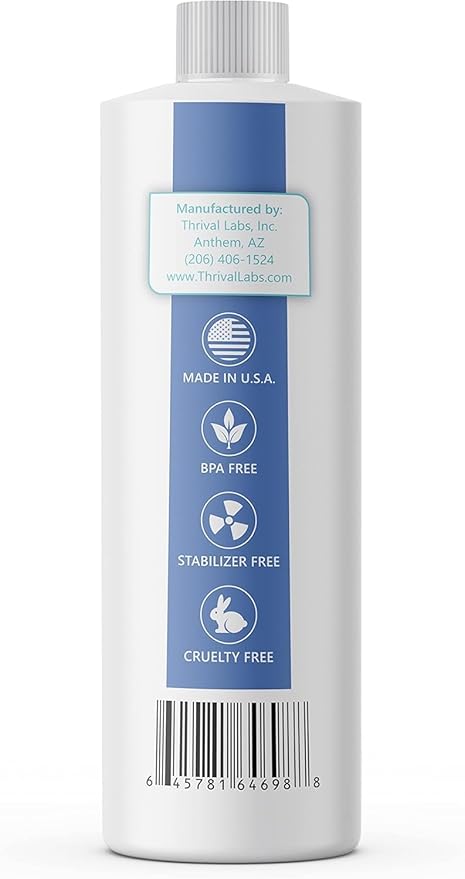 ProH2O2 3% Food Grade Hydrogen Peroxide – Natural Cleaner & Disinfectant – Suitable for Household Use – Ideal for Cleaning, Sanitizing & Gargle – 32 fl oz Refill (Pack of 2)
