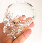 Kitchen & Dining Entertaining Glassware Drinkware Old Fashioned Glasses Skull Cup for Serving Scotch Whiskey Mixed Drinks (4)