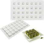 Epoxy Resin DIY Ice Cube Mold - 28 Grid Square Silicone Mold (11.8 x 7 x 1 inch)