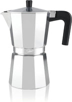 3 Cup Stovetop Espresso Maker Italian Moka Pot, Stove Top Cuban Coffee Maker, Greca Mocha Pot(Basic, 5 oz/150ml)