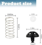 Coffee Replacement Brew Basket Spring Loaded Stopper Kits for Mr. Coffee Black and Decker Hamilton coffee maker 990117900 990237500 Coffee Machine Accessory (Set of 2)