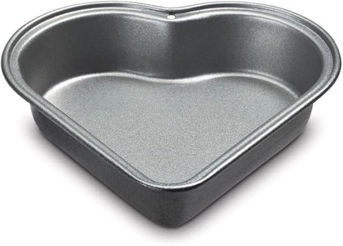 Cuisinart 4-Pc Mini Heart Pan Set, Small, Black