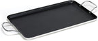 Imusa Double Burner Griddle Non-Stick 20-Inch, Black
