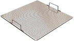 Sunrise Stainless Steel Fryer Screen with Handles (Solid Screen) (2, 17.5" x 17.5" x 2")