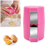 Egg Shell Opener, 2025 New Egg Cracker Tool for Raw Eggs, Stainless Eggs Peeling Tool Kitchen Gadgets, Eggshell Breaker for Hard Boiled Eggs (Pink)