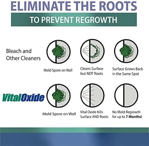 Vital Oxide Disinfectant, Deodorizer, Cleaner, Food-Contact Sanitizer, Virucide – (EPA registration #82972-1) – Kills Mold & Mildew, Eliminates Odors-32 Oz