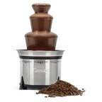 Sephra "Classic" Home Chocolate Fountain. 18", 4 Pin, Fixed Bowl Model. Up to 6lb Chocolate, great for up to 50 guests. Stainless Steel Heated Basin, not recommended for commercial use.