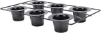 Bewinner 6 Cup Non Stick Popover Pan | Carbon Steel Bakeware for Muffins, Cupcakes & Pudding, Easy, Dishwasher Safe