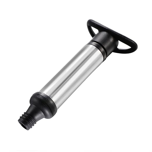 Healifty Wine Saver Vacuum Pump: Wine Preservation Pump Cylinder Set with 2 Reusable Vacuum Bottle Stoppers Tool for Home Bar and Kitchen