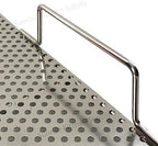Sunrise Stainless Steel Fryer Screen with Handles (Solid Screen) (3, 13.5" x 13.5" x 1.75")