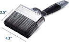 Anza ® | Angled Outdoor Paint Brush | Ergonomic swan Neck Handle for Comfort in use I Made with Highly Durable Materials I Professional Finish & Suitable for Various Surfaces | 4,7" x 2,5"