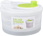 Pwshymi Salad Spinner Salad Drainer, Multifunction Large 3L Vegetable Dryer Salad Spinner, Lettuce Washer and Dryer for Cooking