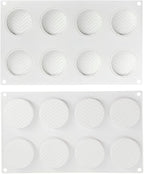 Silicone Mold for Baking Cakes,Soap Molds,Flower Shape Silicone Molds for Homemade French Dessert Mold for Pastry Chocolate,Jelly Chocolate Mold ＆ Ice Cube Tray (E_ Leaf Geometry)