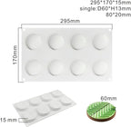 Silicone Mold for Baking Cakes,Soap Molds,Flower Shape Silicone Molds for Homemade French Dessert Mold for Pastry Chocolate,Jelly Chocolate Mold ＆ Ice Cube Tray (E_ Leaf Geometry)