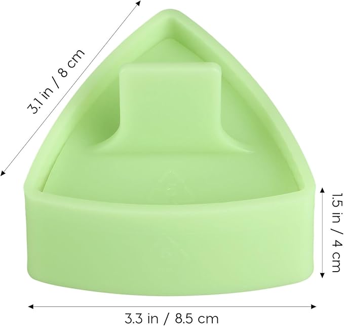OSALADI Triangle Rice Ball Mold 3.34X3.34X1.57In Non-Stick Sushi Maker for Seaweed Bento Diy Kitchen Gadget Food Grade Material