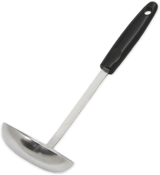Chef Craft Select Cooking Ladle, 11.5 inch, Stainless Steel