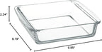 iwaki BC222 Heat Resistant Glass Cake Pan, Cake Baking Plate, Gratin Plate, Square, 10.0 x 8.3 x 2.4 inches (25.5 x 21 x 6 cm)