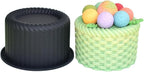 Silicone Mold, Basket-Shaped Baking Molds for Mousse Cake, Chocolate, Jelly, Candy, Wax, Candle Making, Non-Stick Food Grade Silicone Mould (G_ Flower Basket)
