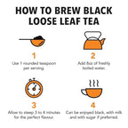 Twinings Irish Breakfast Loose Tea, 3.53 Ounce Tin (Pack of 1), Smooth, Flavourful, Robust Black Tea Leaves, Caffeinated, Enjoy Hot or Iced