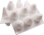 Strawberry Chocolate Silicone Mold for Mousse Cake(15-Cavity), Fruit Shaped Fondant Mold for Birthday Party Cake Decoration Pastry Dessert Pudding Ice Cream Candle Soap