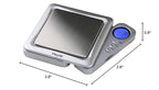 American Weigh Scales 650g x 0.1g Digital Pocket Scale 0.1g Accuracy-Blade Series | Precision Mini Scale, Small Digital Gram Scale for Kitchen, Gold, Gems & Coin Scale, Smart Digital & Compact Scale