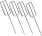 Garneck 4pcs Hand Mixer Replacement Beaters Attachments: Stainless Steel Whisk Accessories for Kitchen Egg and Dough Replacement Parts for Baking Cooking