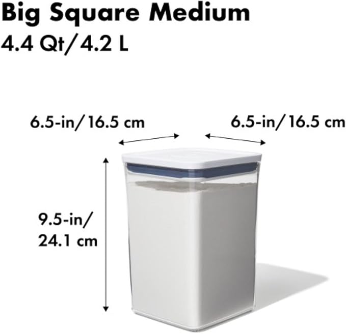 OXO Good Grips POP Container - 4.4 Qt/4.2 L, Airtight Food Storage Containers
